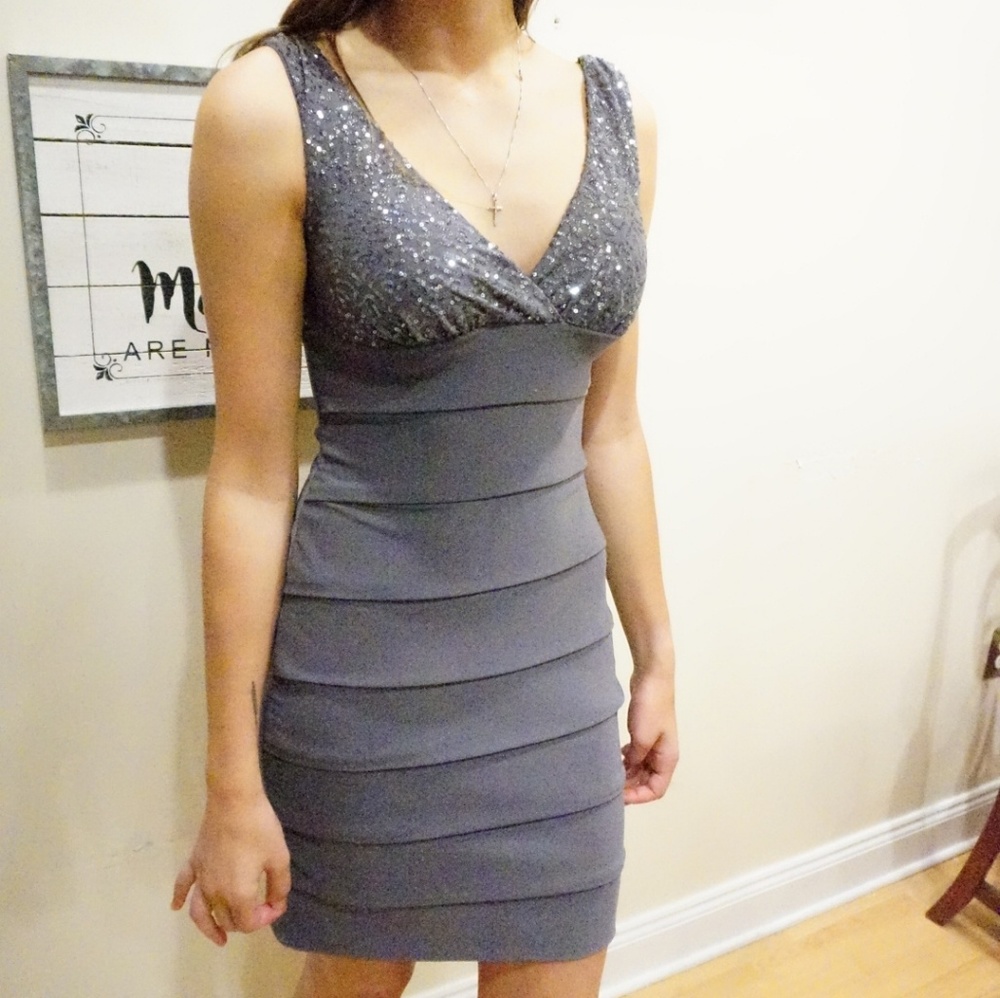 Tight going out dress with sequins